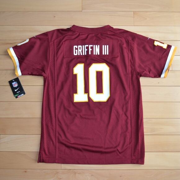 Nike On Field NFL Washington Commanders Jersey Griffin III #10 Retro Redskins - Picture 7 of 7